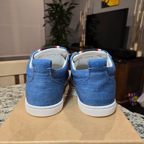 NEW Christian Louboutin FAV Pique A Vontade Woman Sneaker Size 37.5 - Picture 7 of 12